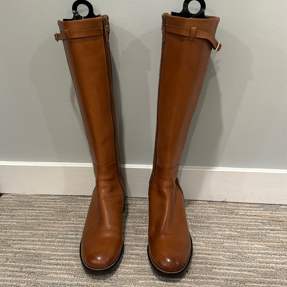 Cole Haan Lexi tall boot with stretch calf.